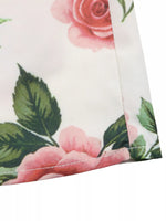 Rose Print Flowy Maxi Skirt