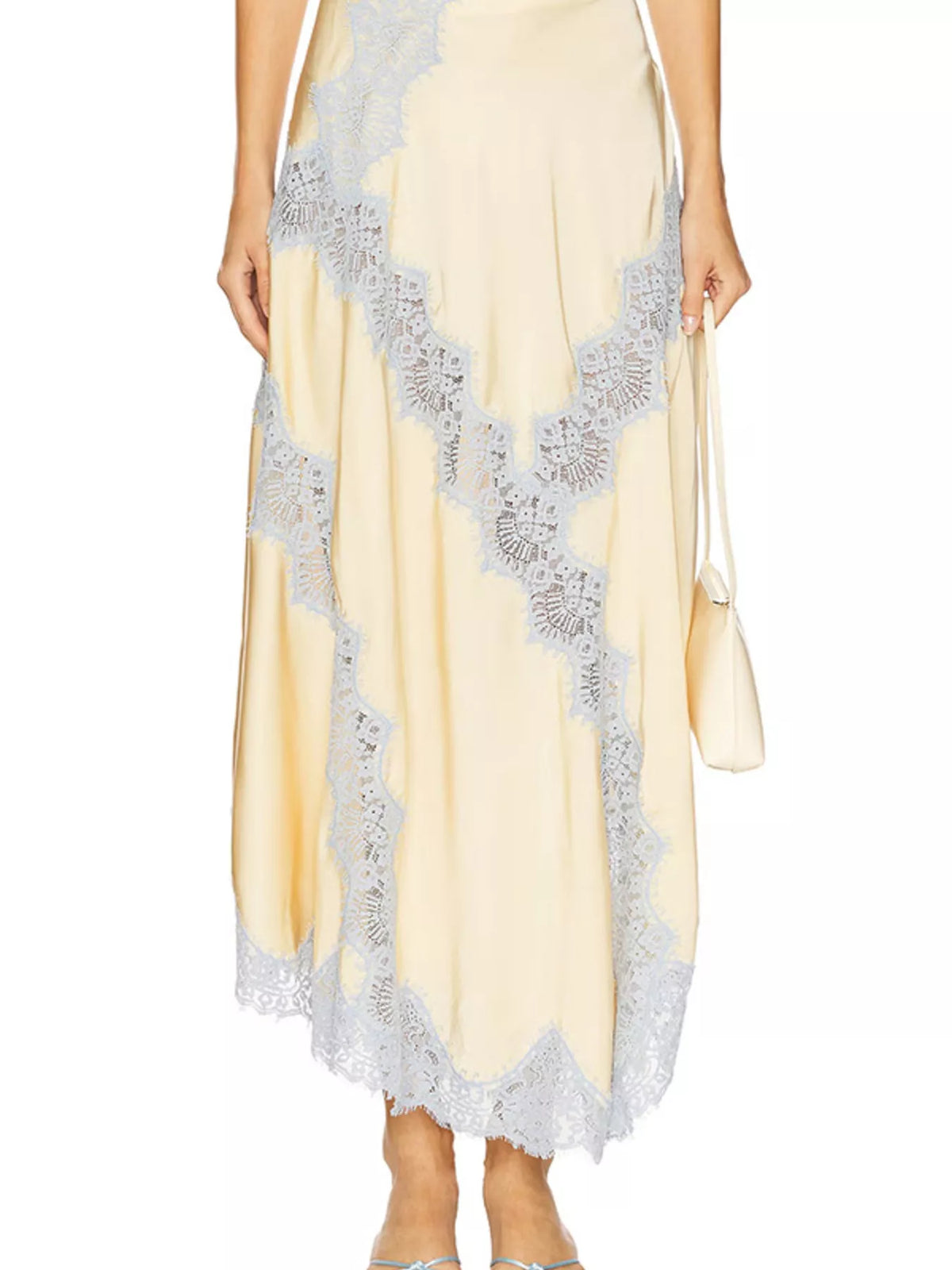 Lace Detail Cami and Skirt Set