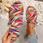 Open Toe Flats Sandals