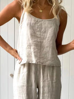Scoop Neck Cami and Pants Set