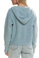 ADORA Hoodie Relaxed FitRibbed Cuffs Sweater Cardigan