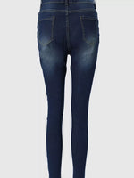 Zipper Front Skinny Jeans