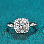 1 Carat Moissanite 925 Sterling Silver Ring