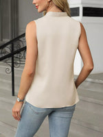 V-Neck Satin Tank