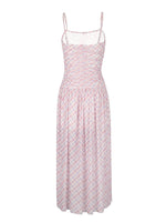 Plaid Spaghetti Strap Maxi Dress