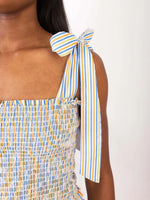 Smocked Tie Shoulder Cami and Shorts Set