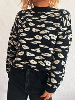 Mock Neck Long Sleeve Sweater
