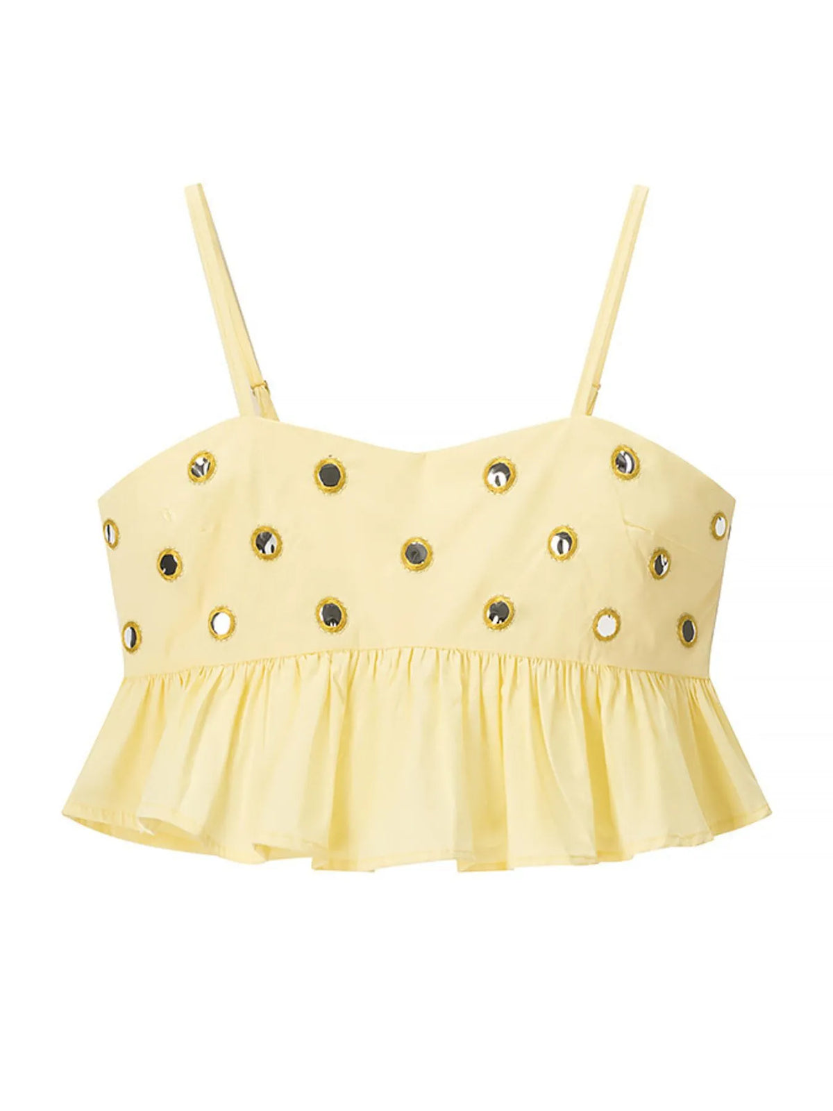 Eyelet Cami and Bubble Skirt Set