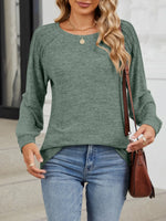 Round Neck Long Sleeve T-Shirt