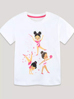 Children's Rhythmic Gymnastics Print T-Shirt
