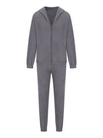 Zip Up Long Sleeve Hoodie and Joggers Set