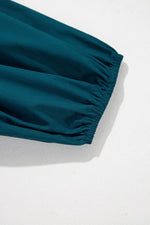Loose Fit Puff Sleeve Mini Dress