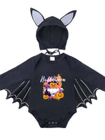 Children's Halloween Bat Bodysuit & Hat Costume Set