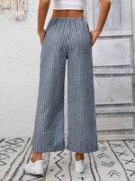 Striped Wide Leg Pants