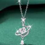 Planet Heart Pendant Necklace