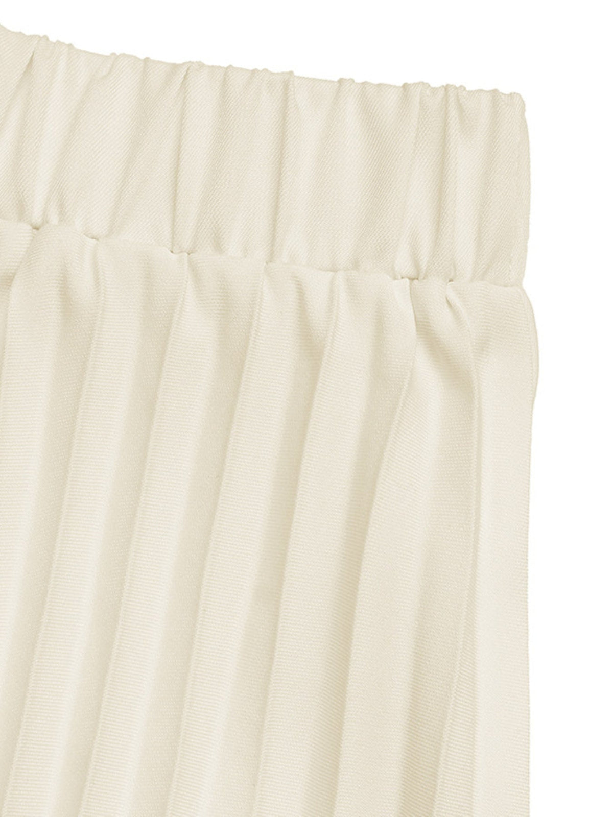 Sleeveless Vest and Pleated Maxi Skirt Set