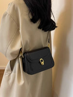 Adjustable Strap Flap Crossbody Bag