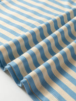 Striped Round Neck Casual T-Shirt