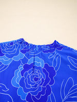 Ruffled Hem Short Sleeve Flowy Mini Dress