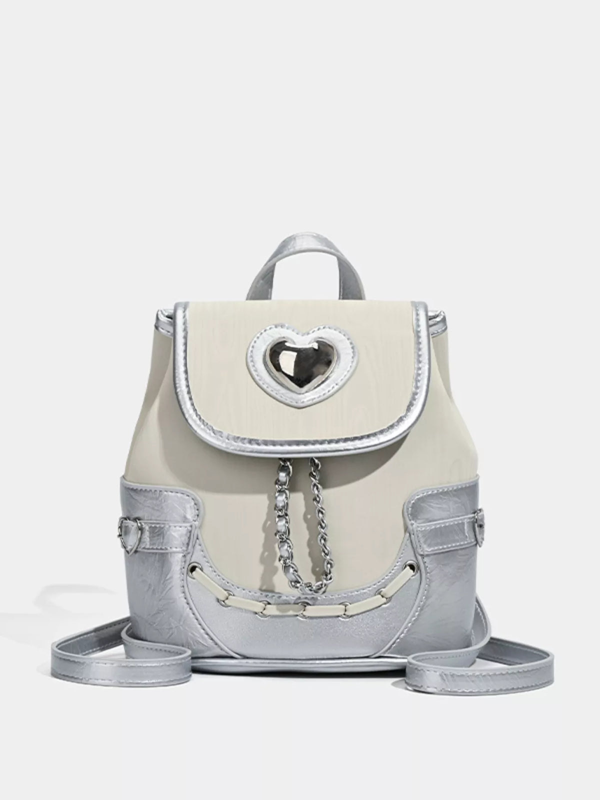 Heart Flap Backpack Bag