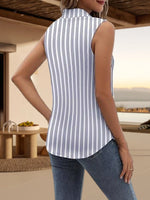Button Up Sleeveless Shirt