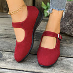 Round Toe Mesh Slip-Ons