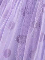 Children's Unicorn Ruffle Sleeve Tulle Dress