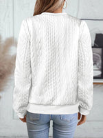 Texture Zip Up Long Sleeve Jacket