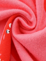 Children's Heart Print Pocket Detail Casual Dress