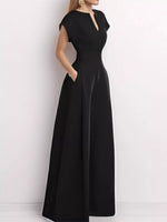 Full Size Notched Wide Leg Jumpsuit Plus Size