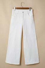Solid Color Loose Casual Jeans