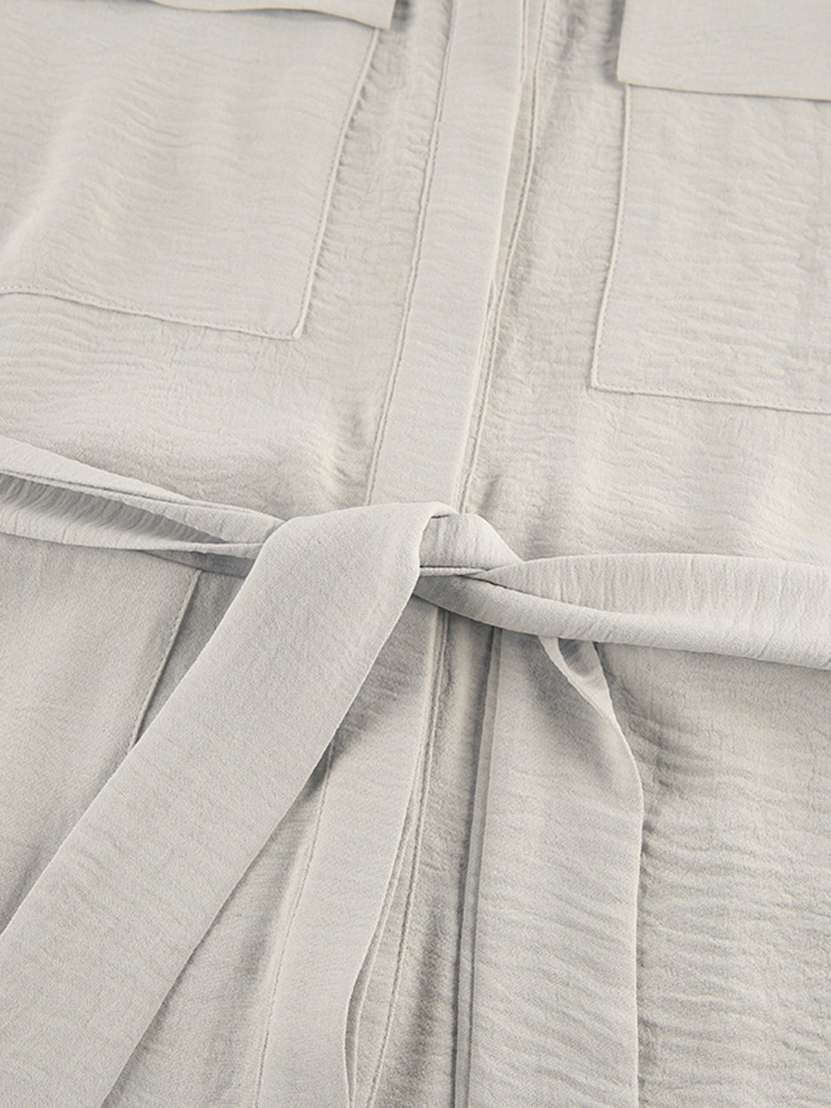Chest Pocket Short Sleeve Wide Leg Jumpsuit