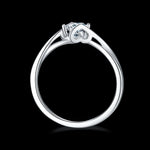Moissanite 925 Sterling Silver Ring