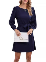 Tie-Waist Mini Dress