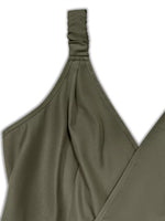 Plus Size Smocked Wide Leg Jumpsuit