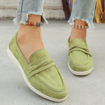 Round Toe Slip-Ons