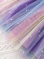 Children's Bowknot Tulle Dress with Headband