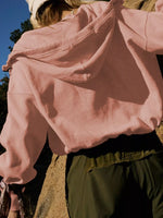 Half-Zip Dropped Shoulder Hoodie