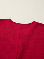 Braided Detail Half Sleeve Blouse