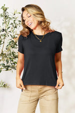 Basic Bae Bamboo Full SizeRound Neck Short Sleeve T-Shirt Plus Size
