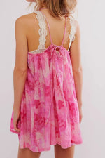 Printed Sleeveless Summer Mini Dress