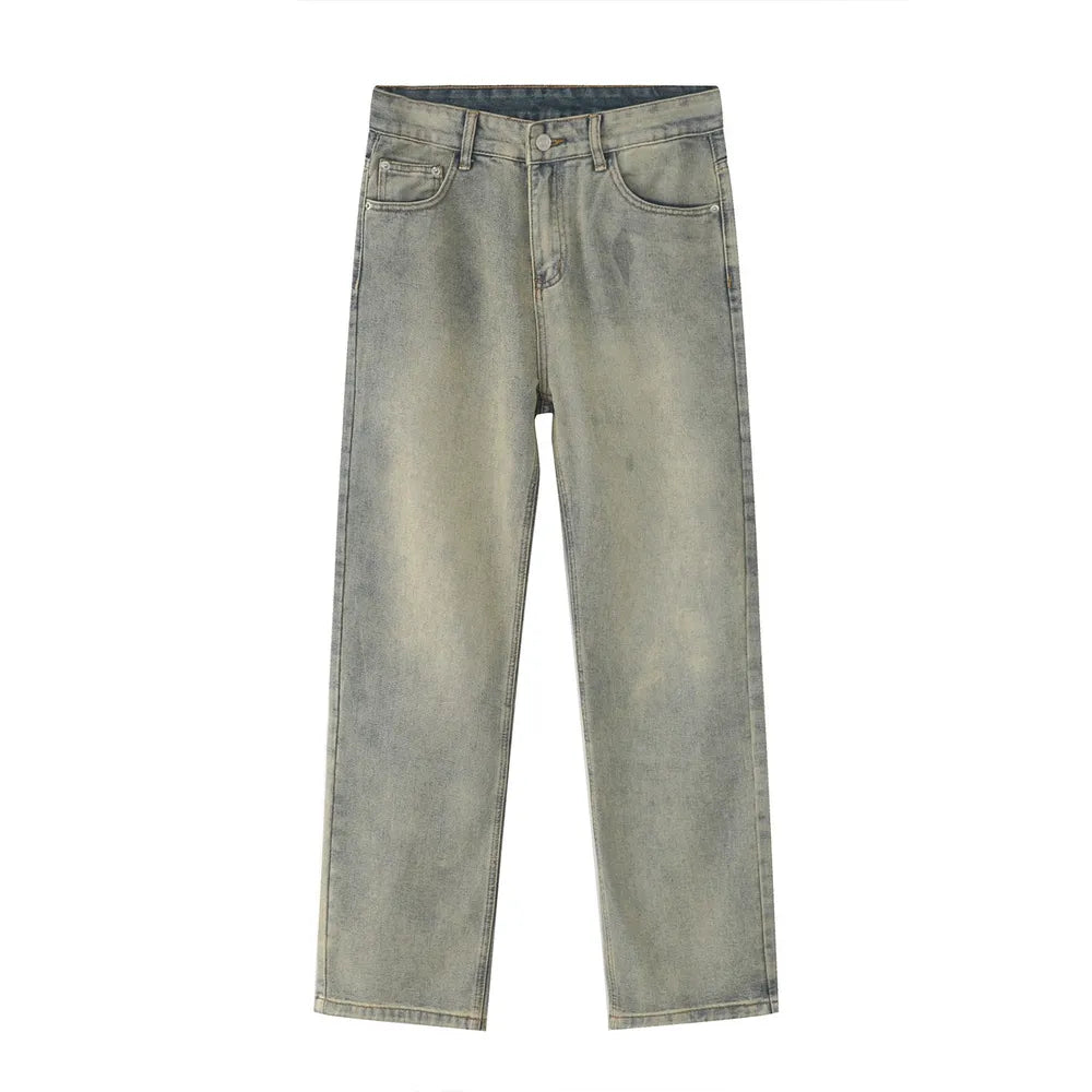 Straight Leg Jeans with Pockets