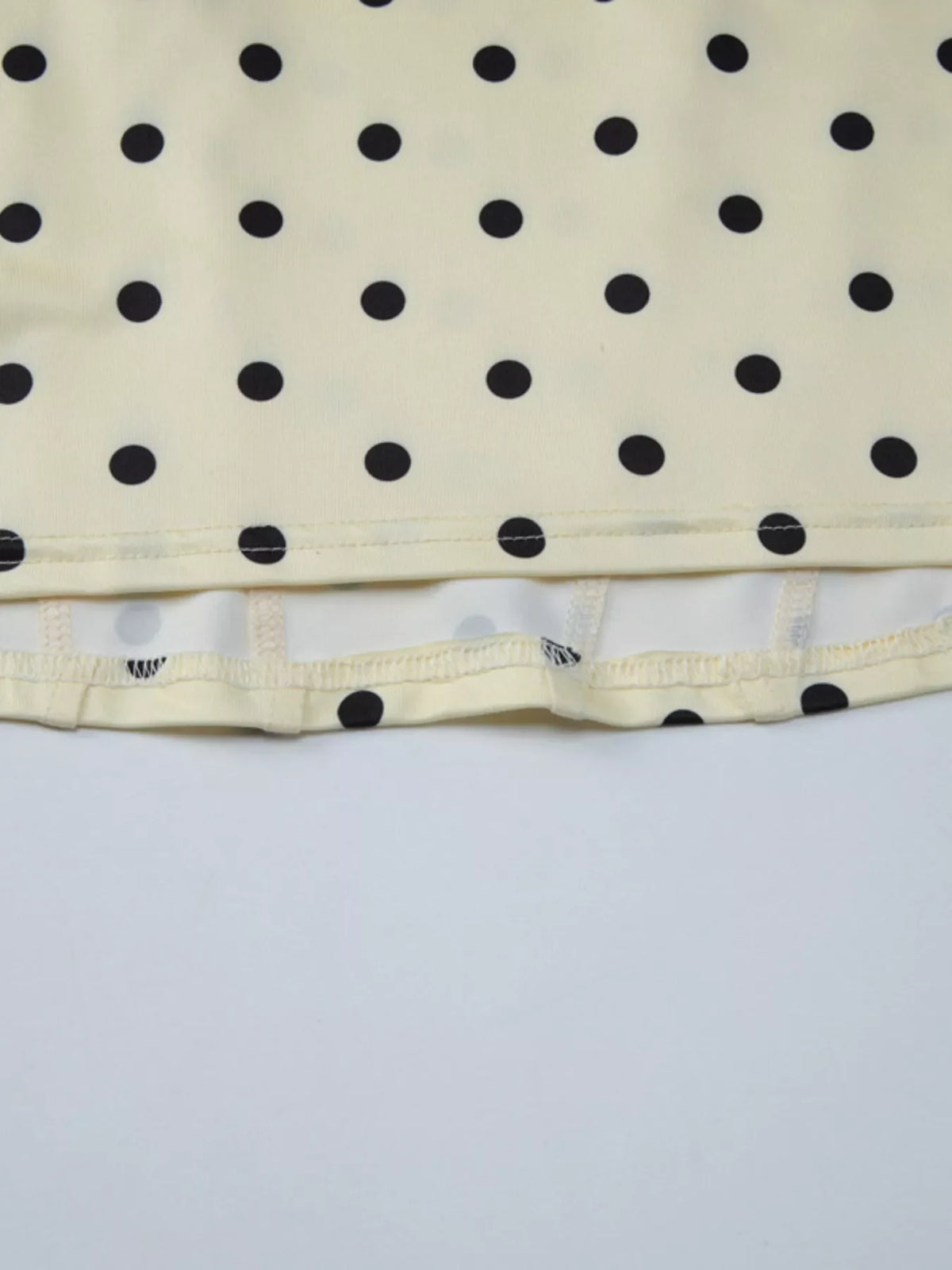 Polka Dot Sweetheart Neckline Tank Top