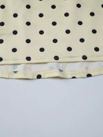 Polka Dot Sweetheart Neckline Tank Top