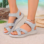 Open Toe Woven Sandals