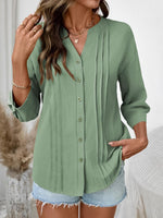 Button-Down Notched Shirt