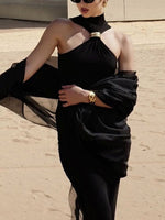 Ring Detail Turtleneck Tank