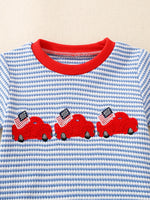 Children's Ice Cream Striped Tee and Shorts Set