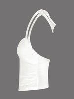 Ruched Halter Neck Cami