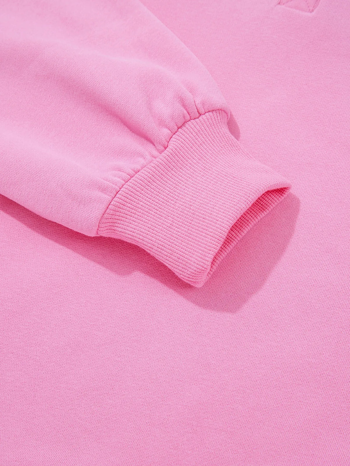 Eyelet Lace Detail Snap Down Sweatshirt